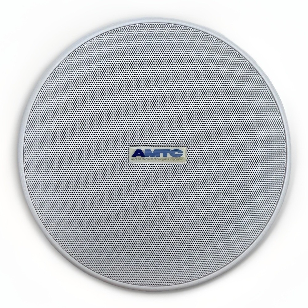 AMTC EQ-SPKR6W 6" In‎ Ceiling Recess-Mount 70V 10W PA Commercial Speaker White